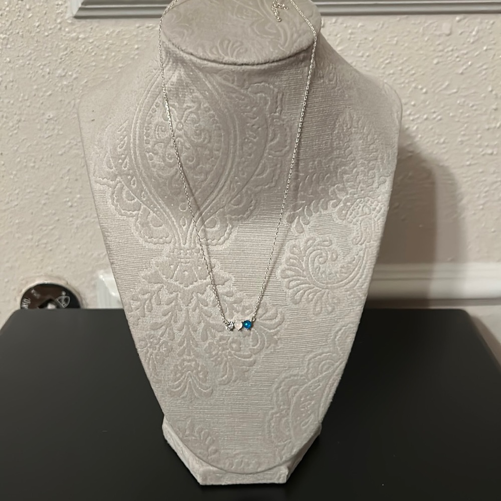Versona fine silver plated necklace NWT